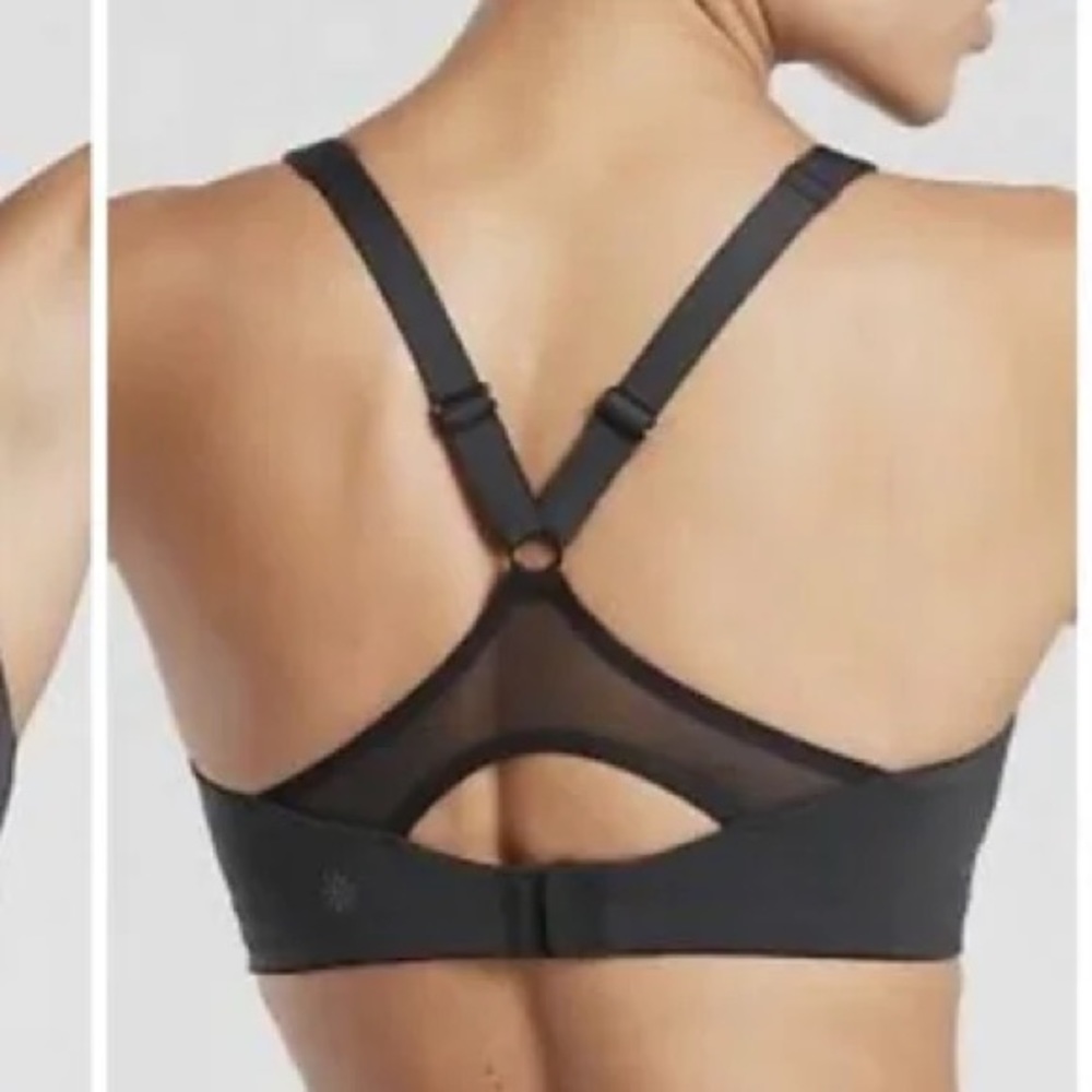 Athleta Advance Bra Sz 38F ….black…..